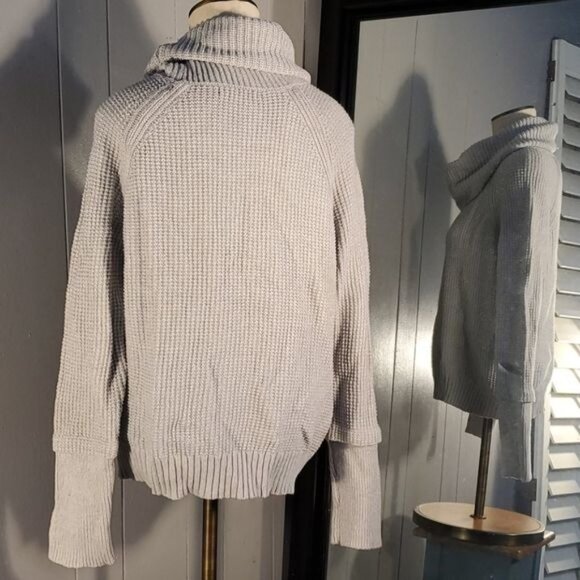 Sweater 41 Hawthorn Cowl Neck Cable Knit CREAM WOMEN'S WOMAN'S SIZE Medium - Picture 4 of 9